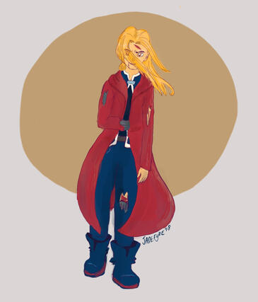 Injured Edward Elric Injured Edward Elric