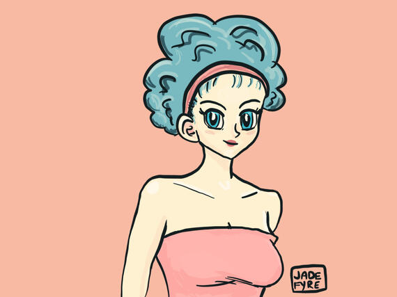 Pink Tube Top Bulma