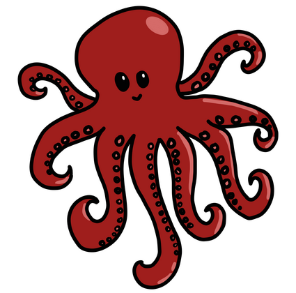 Red Octopus