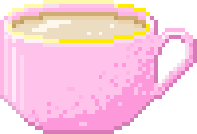 Pixel Art Teacup Pixel Art Teacup